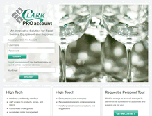 Tablet Screenshot of clarkpro.biz